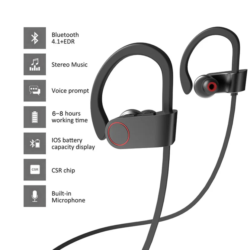 Premium Magnetic Neckband Wireless Sports Earphones