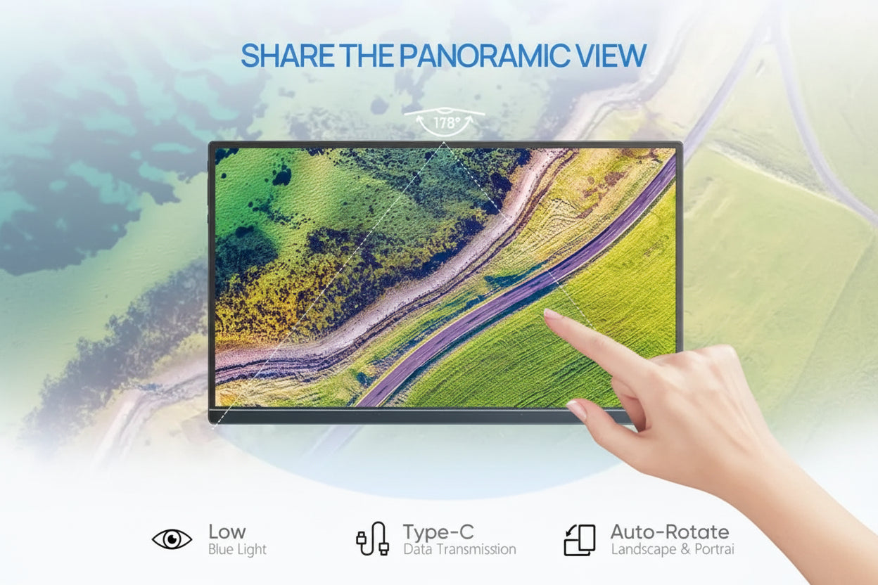 Premium 13.3 Inch Touch Portable Monitor