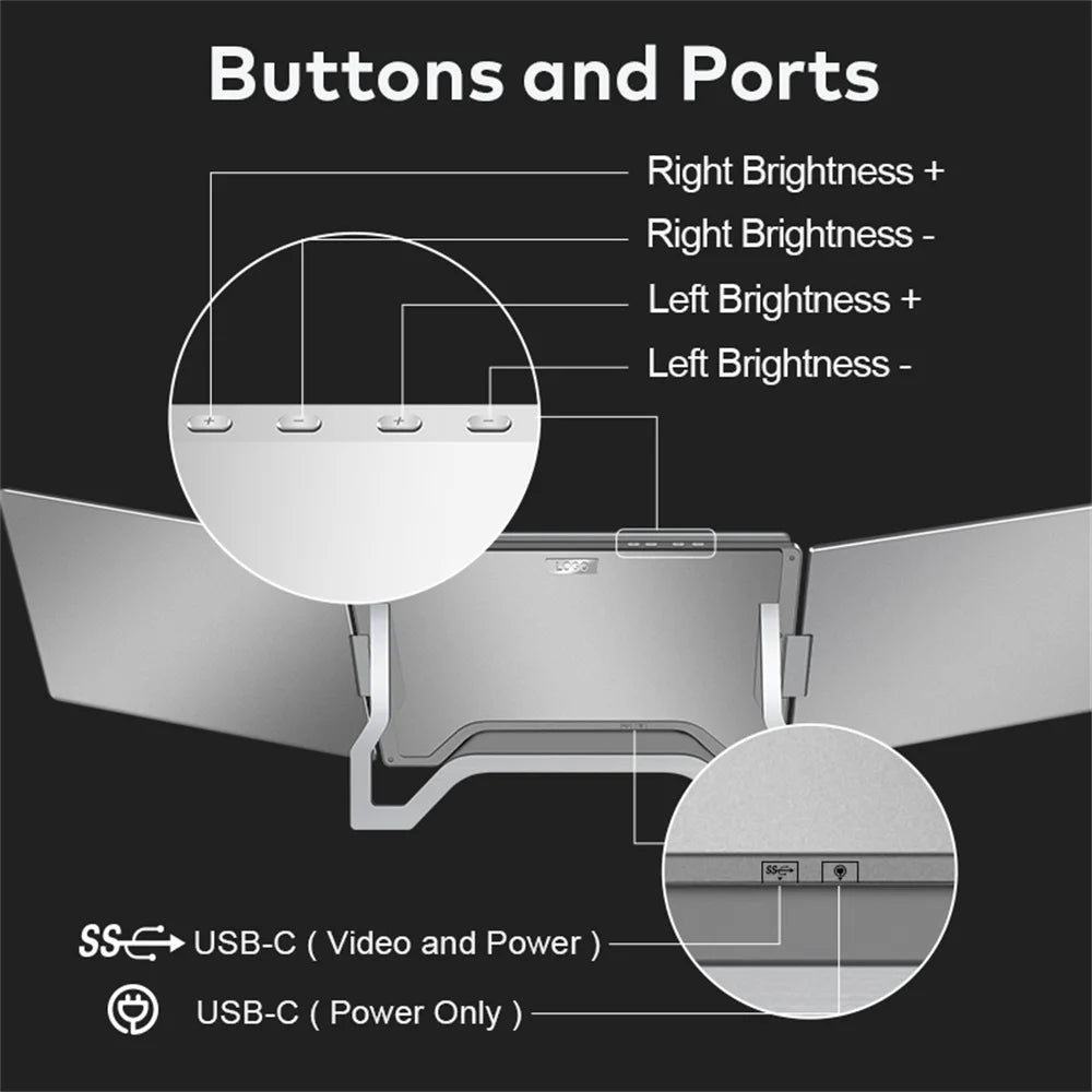 Premium Dual Screen Portable Monitor