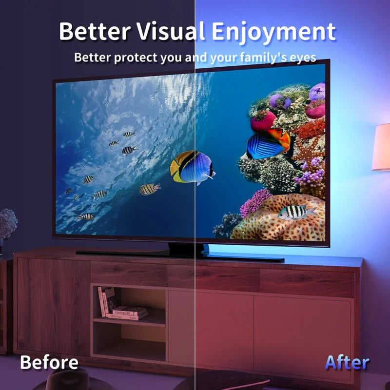 Premium RGBIC Dreamcolor Smart Strip Lights with Music Sync