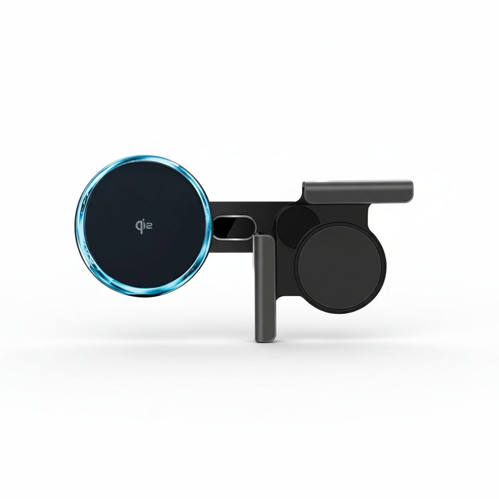 Car Wireless Charger - Blue LED Qi2