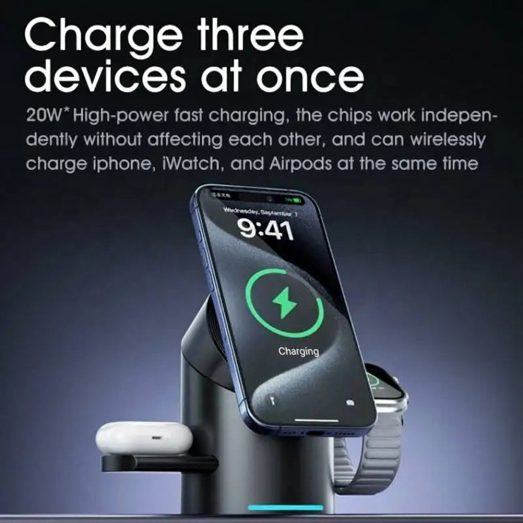 Charge Three Devices - English
