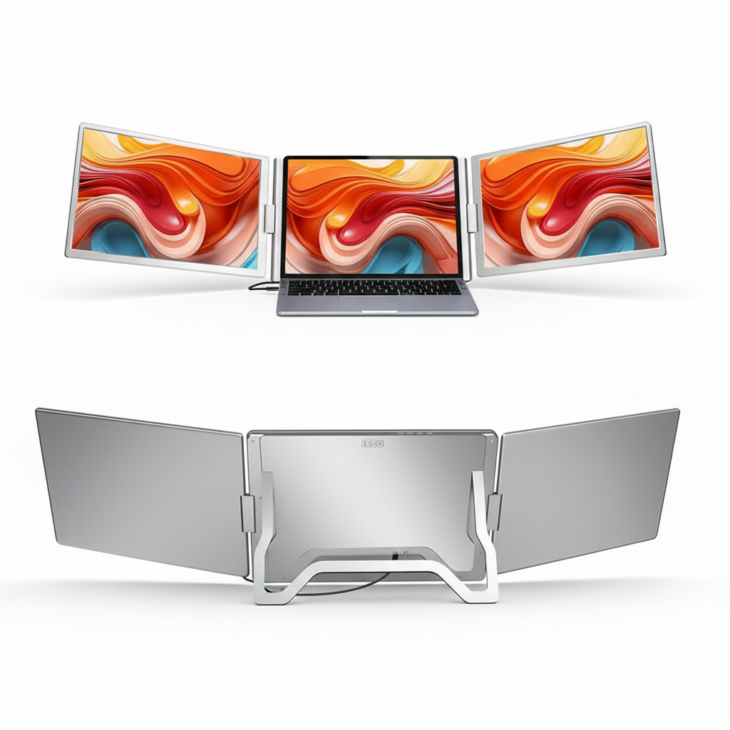 Premium 14" Dual-Screen Portable Monitor