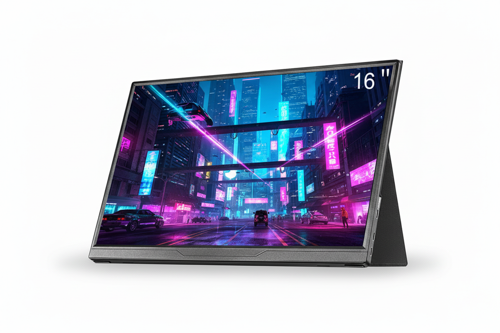 Premium 16" Gaming Monitor - Cyberpunk