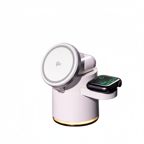 Premium 3-in-1 Charger - White Background