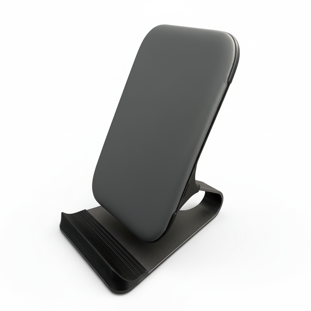 Premium Fabric Wireless Charger - Dark Gray