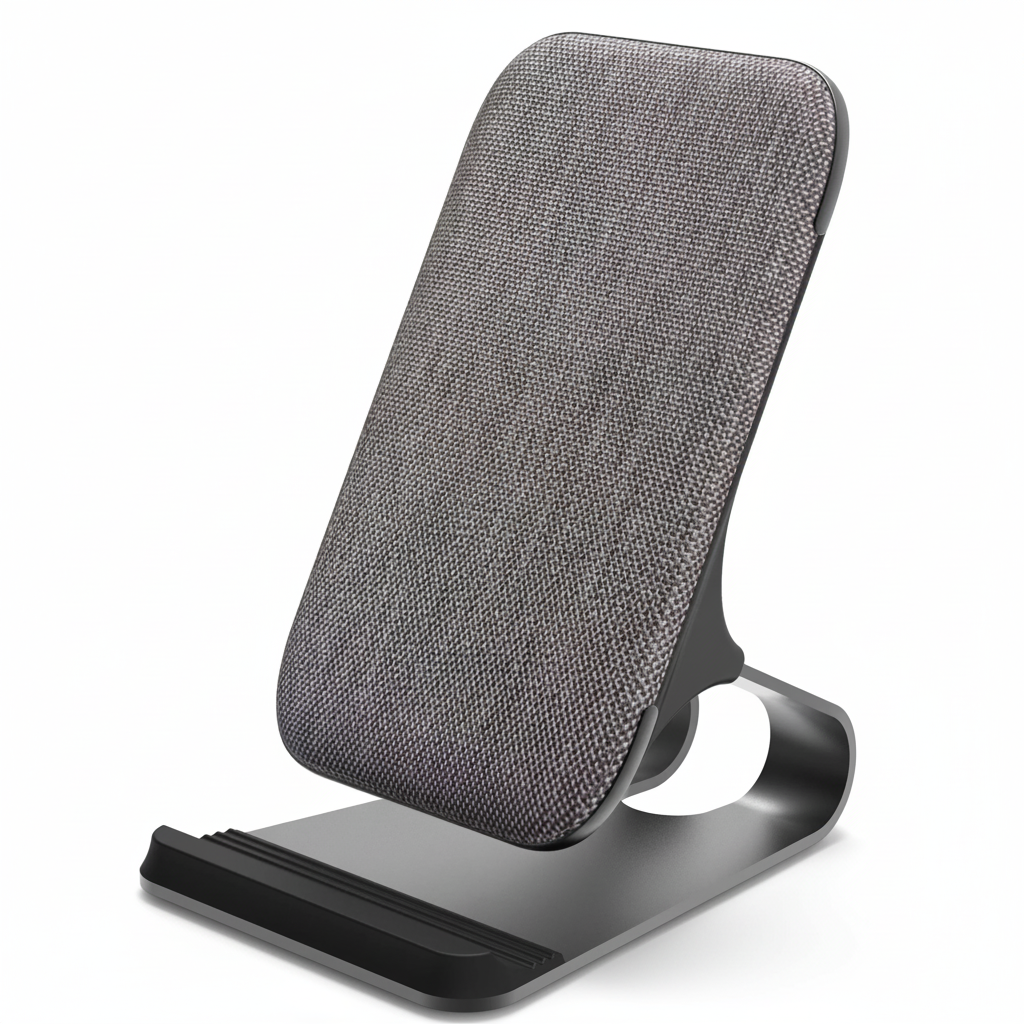 Premium Fabric Wireless Charger - Gray