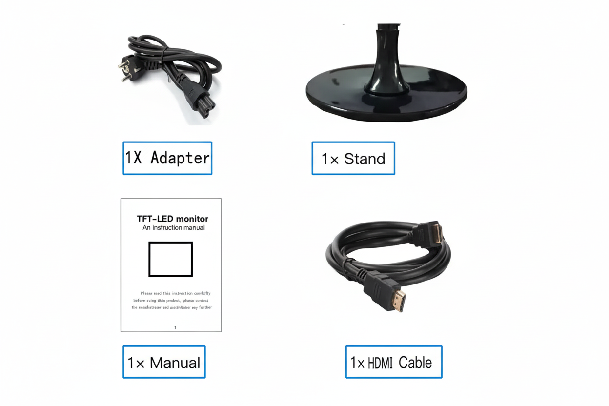 Premium Monitor - Package Contents